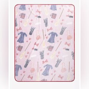 NWTs Studio Ghibli Kiki's Delivery Service Icons Throw Blanket